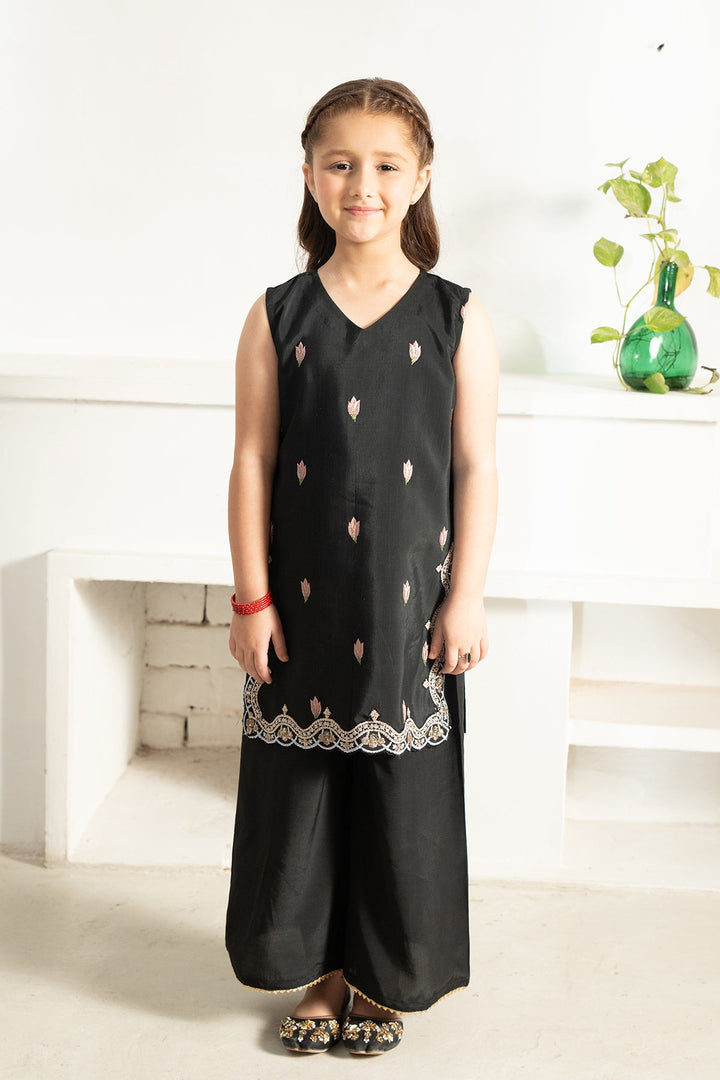 Noore Eid by Panache Girls RTW Embroidered Silk 2 Piece Suit Raha - Eid Collection