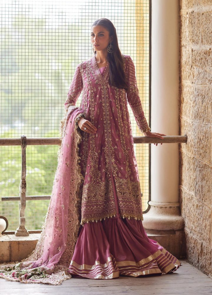 Dastangoi by Afrozeh Unstitched Embroidered Poly Net 3 Piece Suit AF26UDW Riwayat FW01215 - Wedding Collection