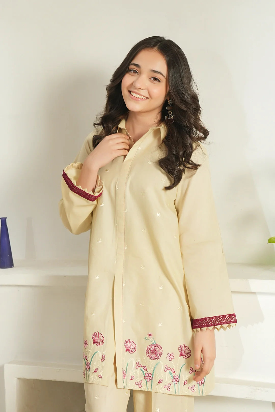 Noore Eid by Panache Girls RTW Embroidered Lawn 2 Piece Suit Mini - Eid Collection