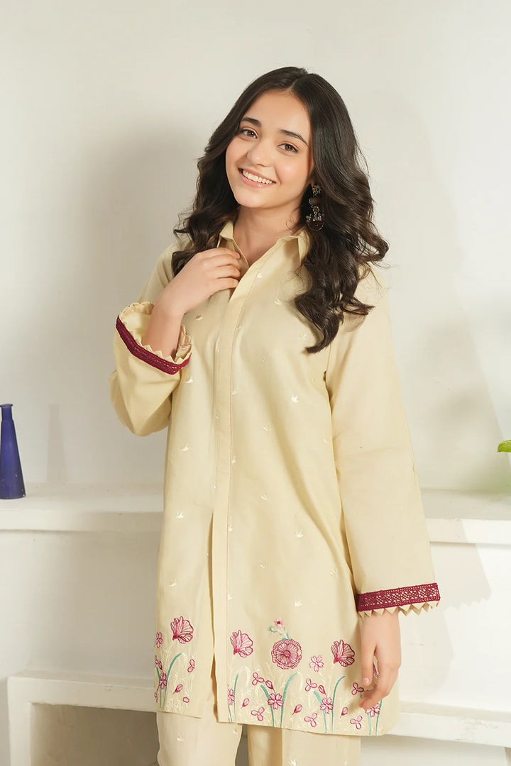 Noore Eid by Panache Girls RTW Embroidered Lawn 2 Piece Suit Mini - Eid Collection
