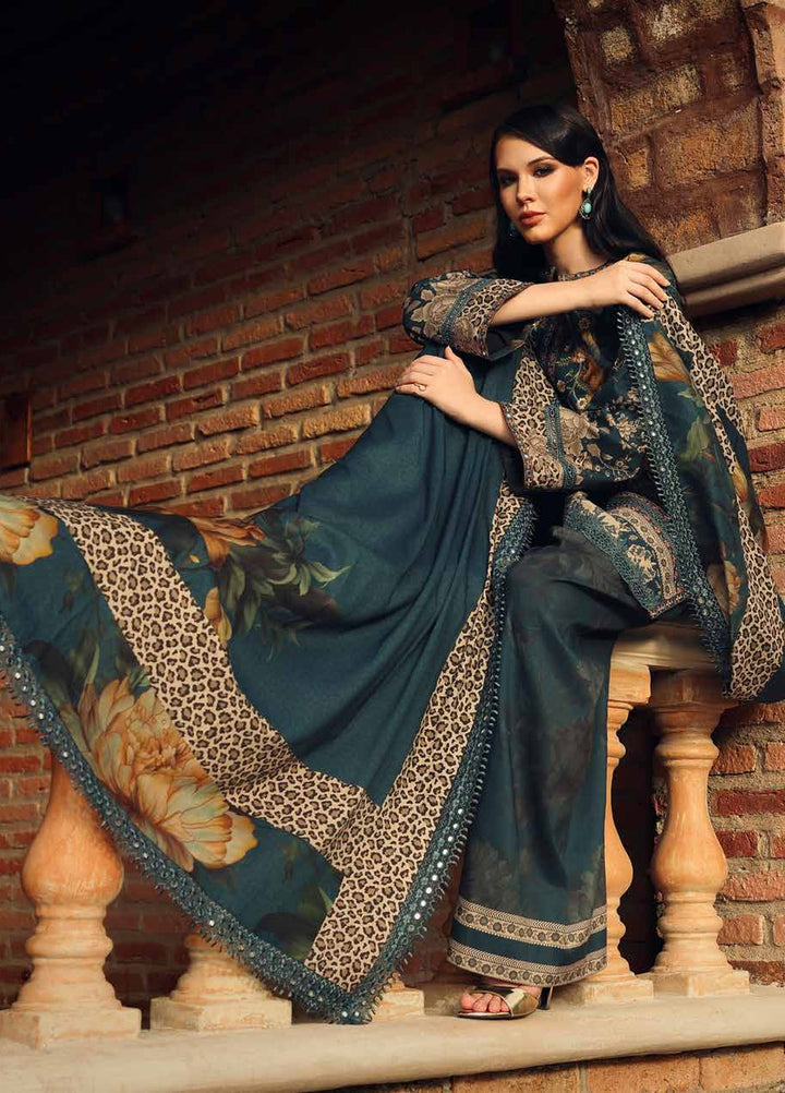 Combination by Charizma Unstitched Embroidered Linen 3 Piece Suit CHR26UCL CCW7-09 - Casual Collection