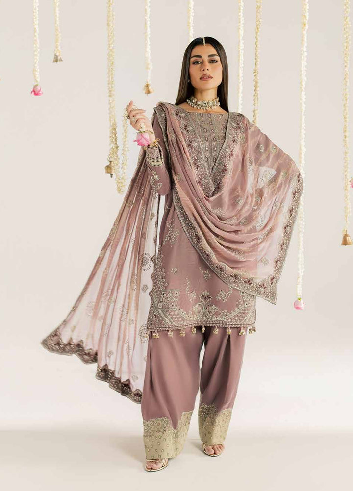 Maya by Nureh Unstitched Embroidered Velvet 3 Piece Suit NU26UMV NW-135 - Wedding Collection