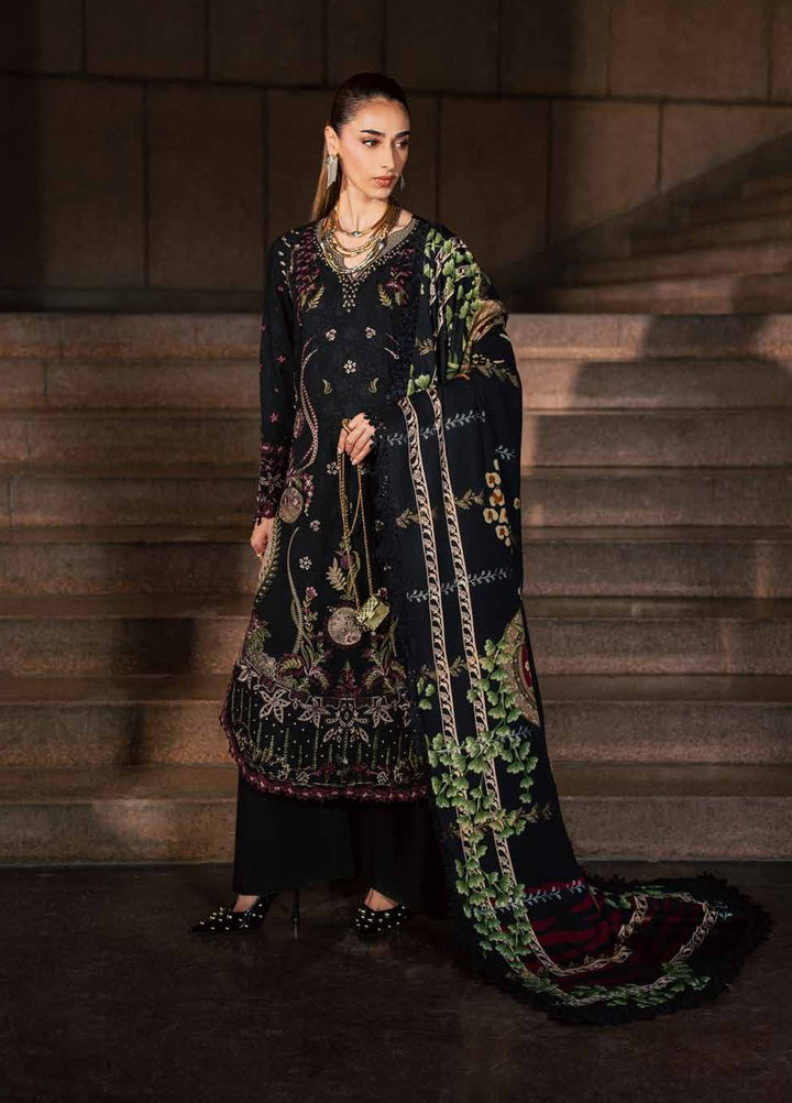Maya by Nureh Unstitched Embroidered Jacquard Linen 3 Piece Suit NU26UMLJ NW-128 - Festive Collection