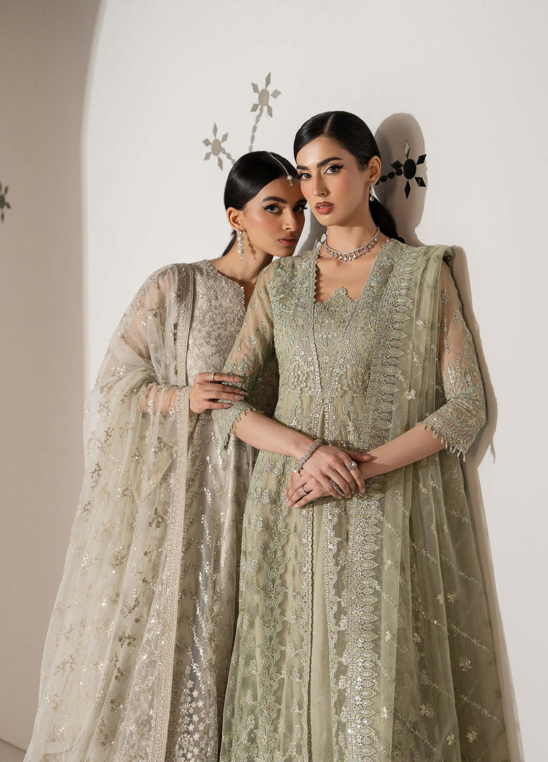 Shehnai by Lavish Premium Unstitched Embroidered Organza 3 Piece Suit LVP26USO SH-01 NOORE - Wedding Collection
