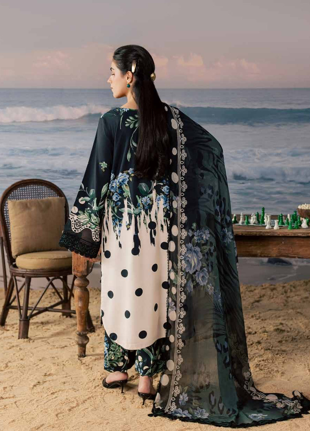 Daily Delights by Nureh Unstitched Embroidered Viscose Slub 3 Piece Suit NU26UDD DD-39 - Casual Collection