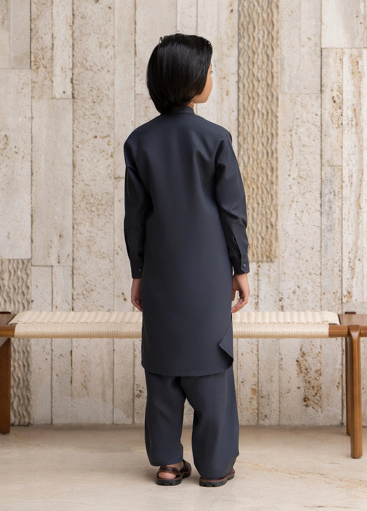 Buraq Boys RTW Solids Wash N Wear Kurta Shalwar Suit Eesa Casual Collection