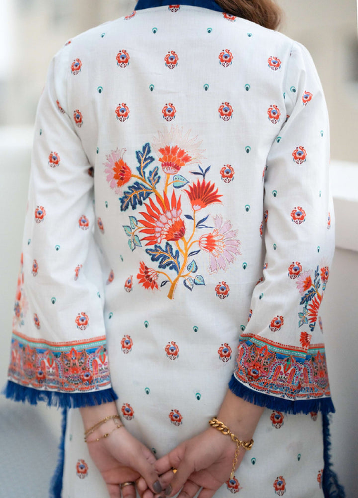 Raniahs by Laaleh RTW Printed Cotton Lawn 2 Piece Suit LAH26PR Aegean Blue - Casual Collection