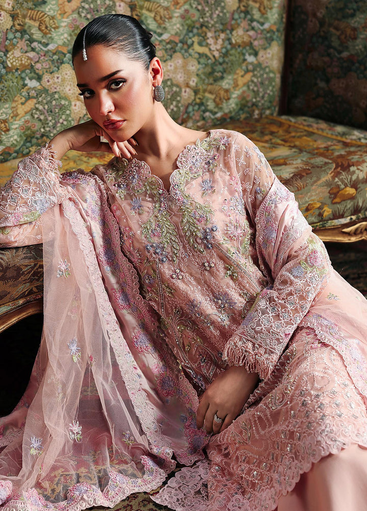 Sage by Rajbari Unstitched Embroidered Net 4 Piece Suit RB26SW Eyzel 07 - Wedding Collection