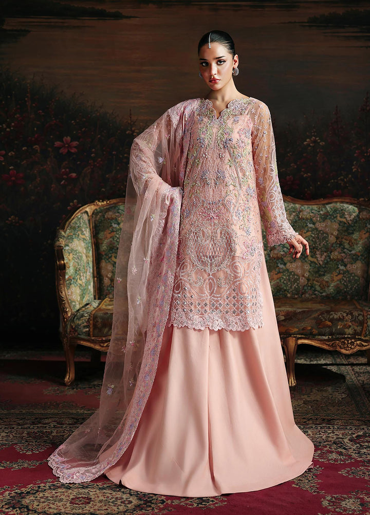 Sage by Rajbari Unstitched Embroidered Net 4 Piece Suit RB26SW Eyzel 07 - Wedding Collection
