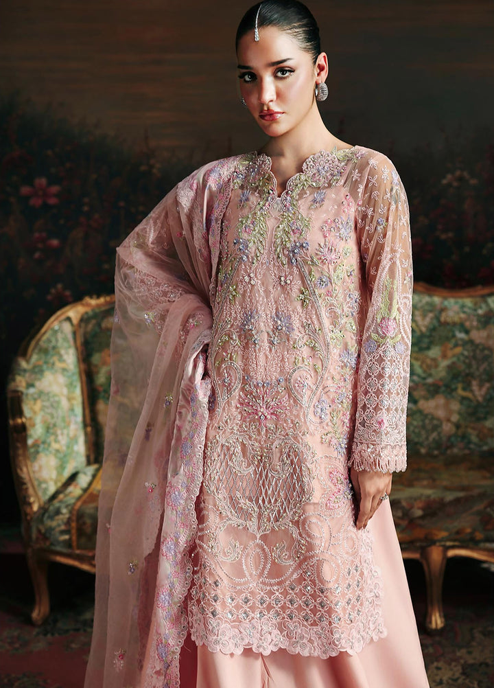 Sage by Rajbari Unstitched Embroidered Net 4 Piece Suit RB26SW Eyzel 07 - Wedding Collection