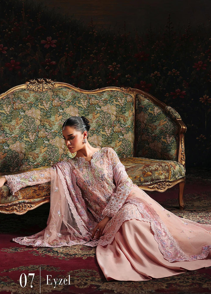 Sage by Rajbari Unstitched Embroidered Net 4 Piece Suit RB26SW Eyzel 07 - Wedding Collection