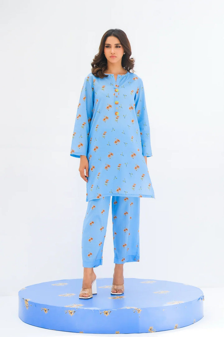 Dhaga Women Pret Printed 2 Piece Lawn Matching Separate FW24DSP007 - Summer Collection