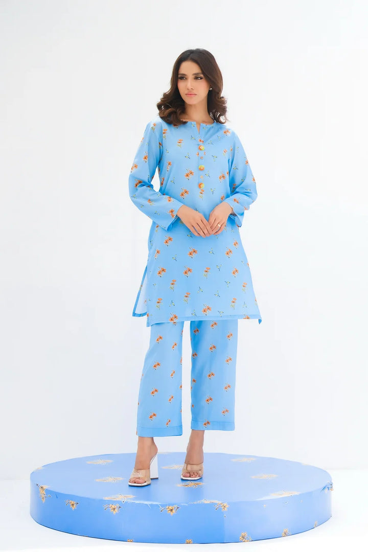 Dhaga Women Pret Printed 2 Piece Lawn Matching Separate FW24DSP007 - Summer Collection