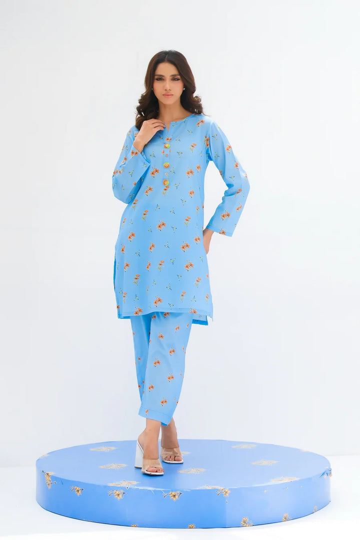 Dhaga Women Pret Printed 2 Piece Lawn Matching Separate FW24DSP007 - Summer Collection