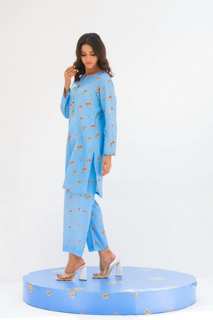 Dhaga Women Pret Printed 2 Piece Lawn Matching Separate FW24DSP007 - Summer Collection