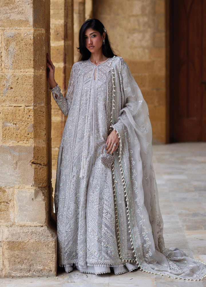 Dastangoi by Afrozeh Unstitched Embroidered Organza 3 Piece Suit AF26UDW QISSA FW01216 - Wedding Collection