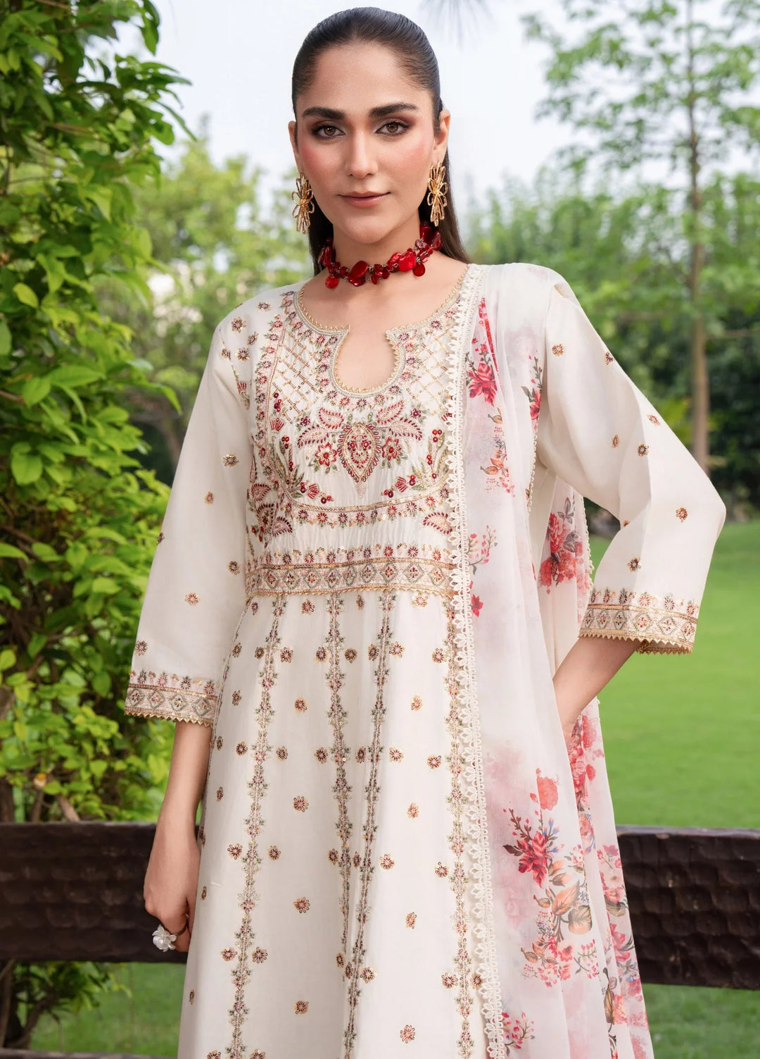 Chandan Nagri RTW Embroidered Lawn 3 Piece Suit Serein-Glow - Casual Collection