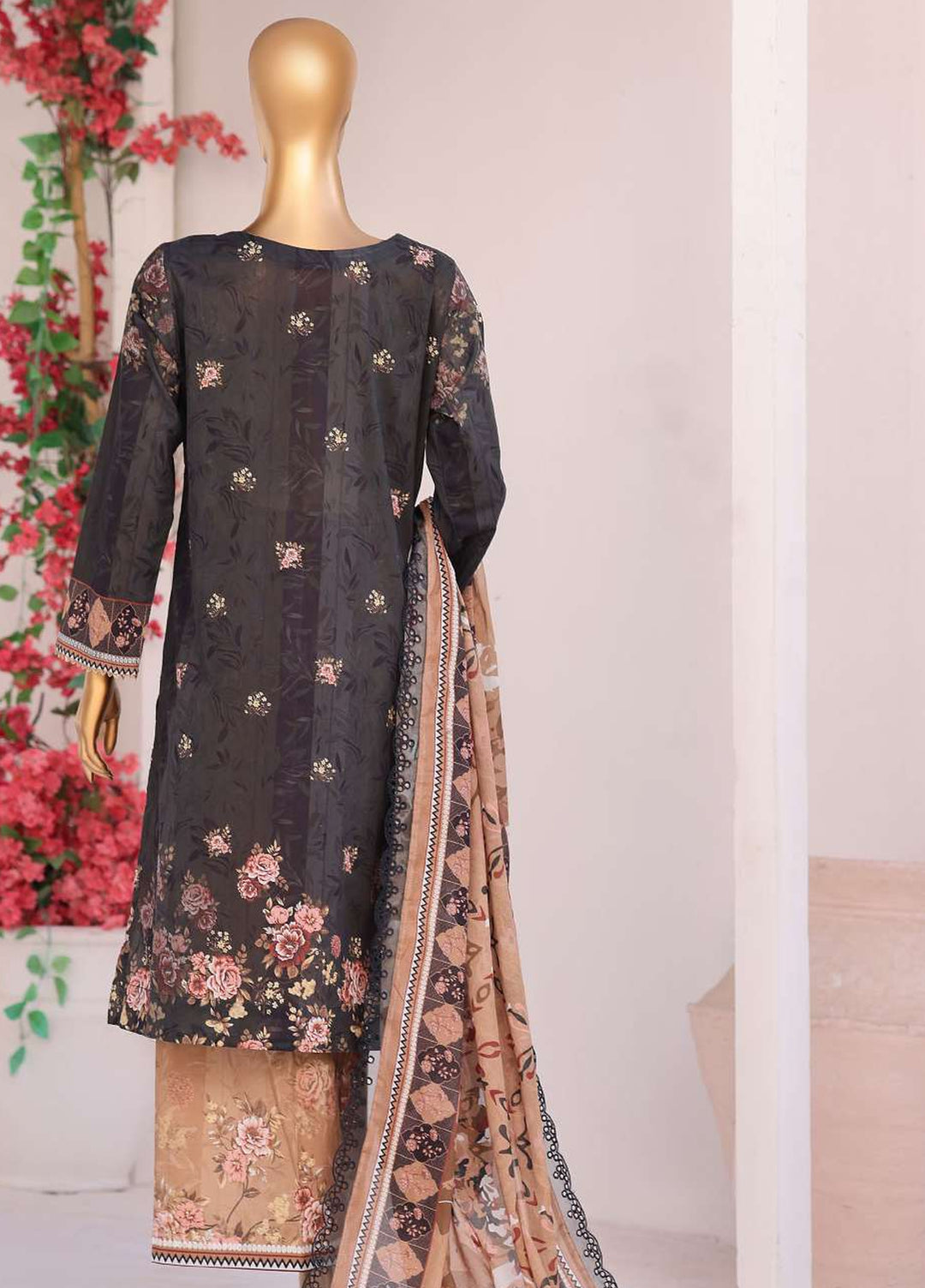 Satranga by HZ Textiles Unstitched Printed Lawn 3 Piece Suit HZ26USL SEC-1169 - Casual Collection