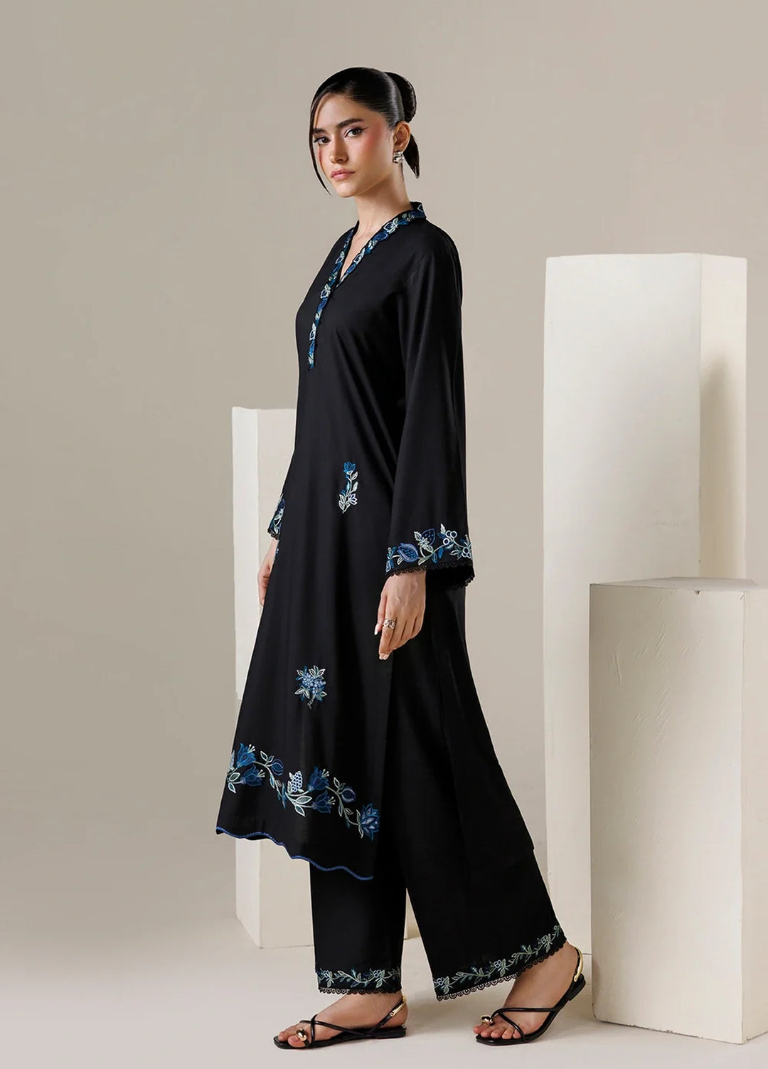 Azure Women RTW Embroidered Poly Co-Ord Sets Suit Nyx - Casual Collection