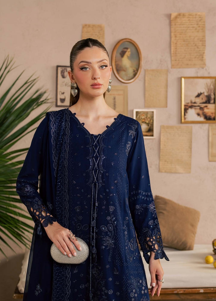 Nureh Unstitched Embroidered Karandi 3 Piece Suit NU26UKE NE-272 - Festive Collection