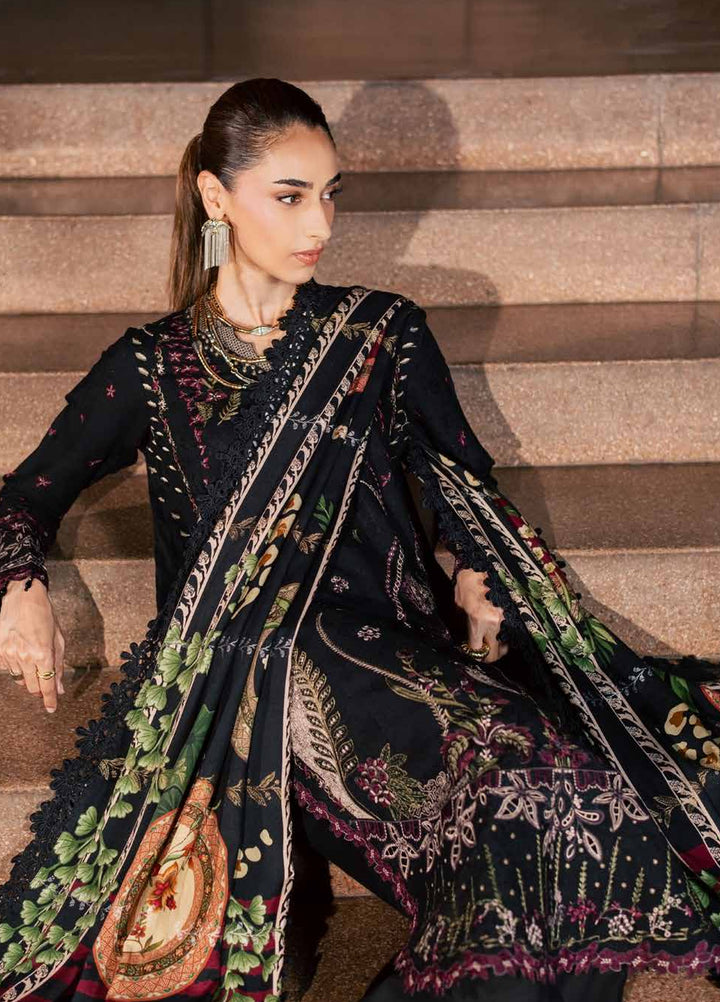 Maya by Nureh Unstitched Embroidered Jacquard Linen 3 Piece Suit NU26UMLJ NW-128 - Festive Collection