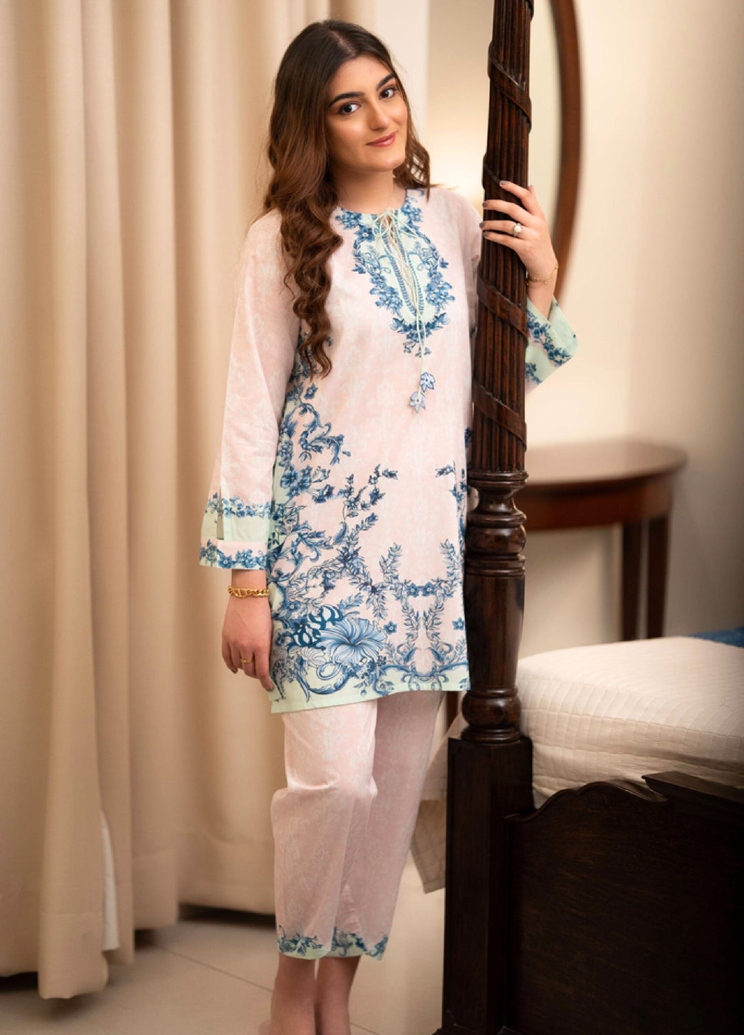 Raniahs by Laaleh RTW Printed Cotton Lawn 2 Piece Suit LAH26PR English Garden Reverie - Casual Collection