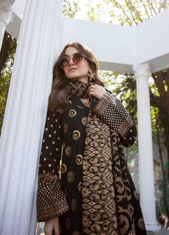 Garnet Clothing Screen Printed Lawn Stitched 3 Piece Suit DILKASH
