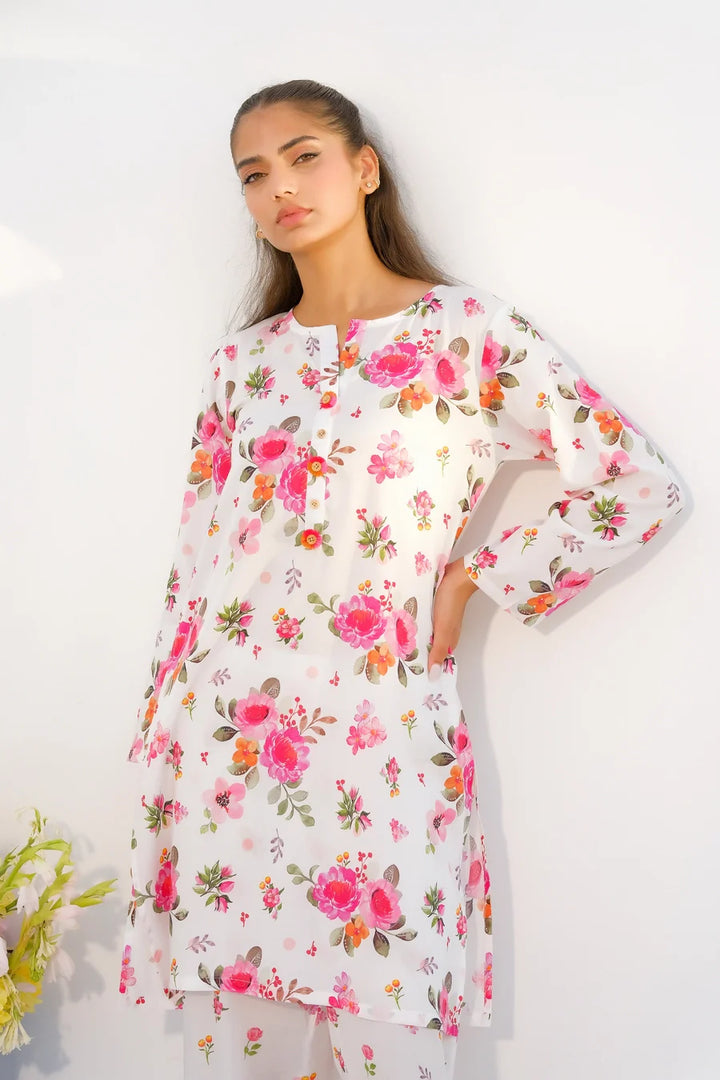 Dhaga Women Pret Printed 2 Piece Lawn Matching Separate FW24DSP008 - Summer Collection