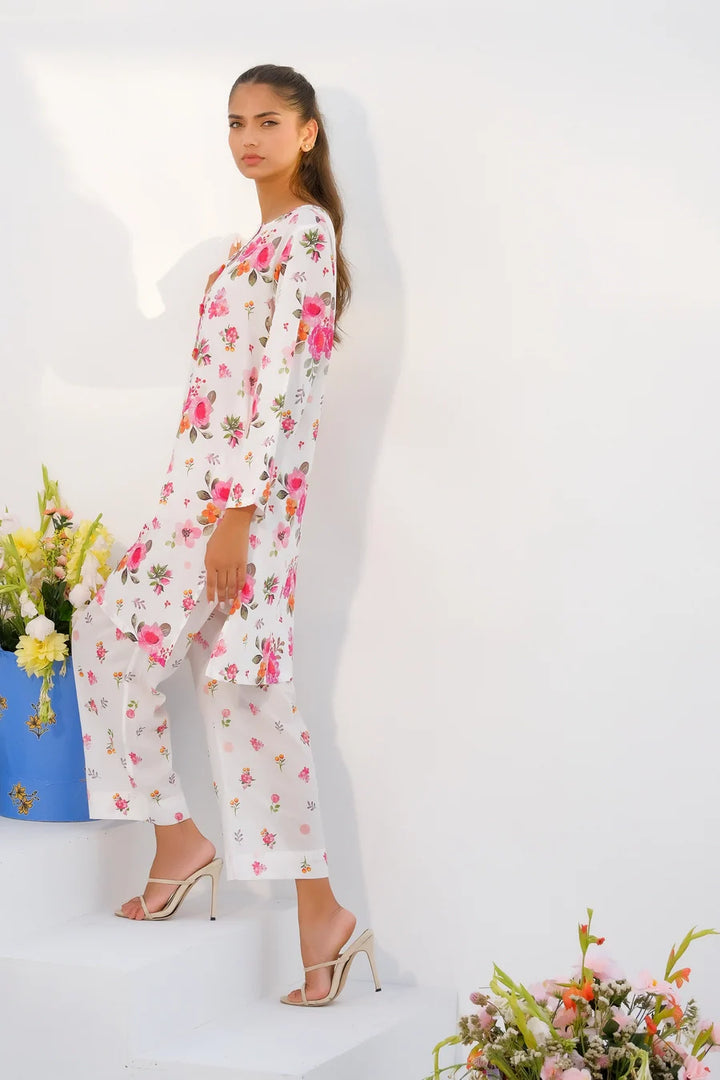 Dhaga Women Pret Printed 2 Piece Lawn Matching Separate FW24DSP008 - Summer Collection