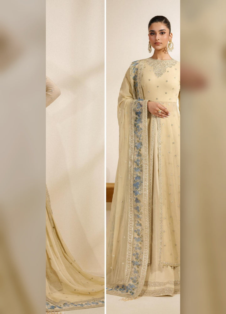 Meraki by Zarif Unstitched Embroidered Chiffon 3 Piece Suit ZR26UCM DARYA 09 - Festive Collection