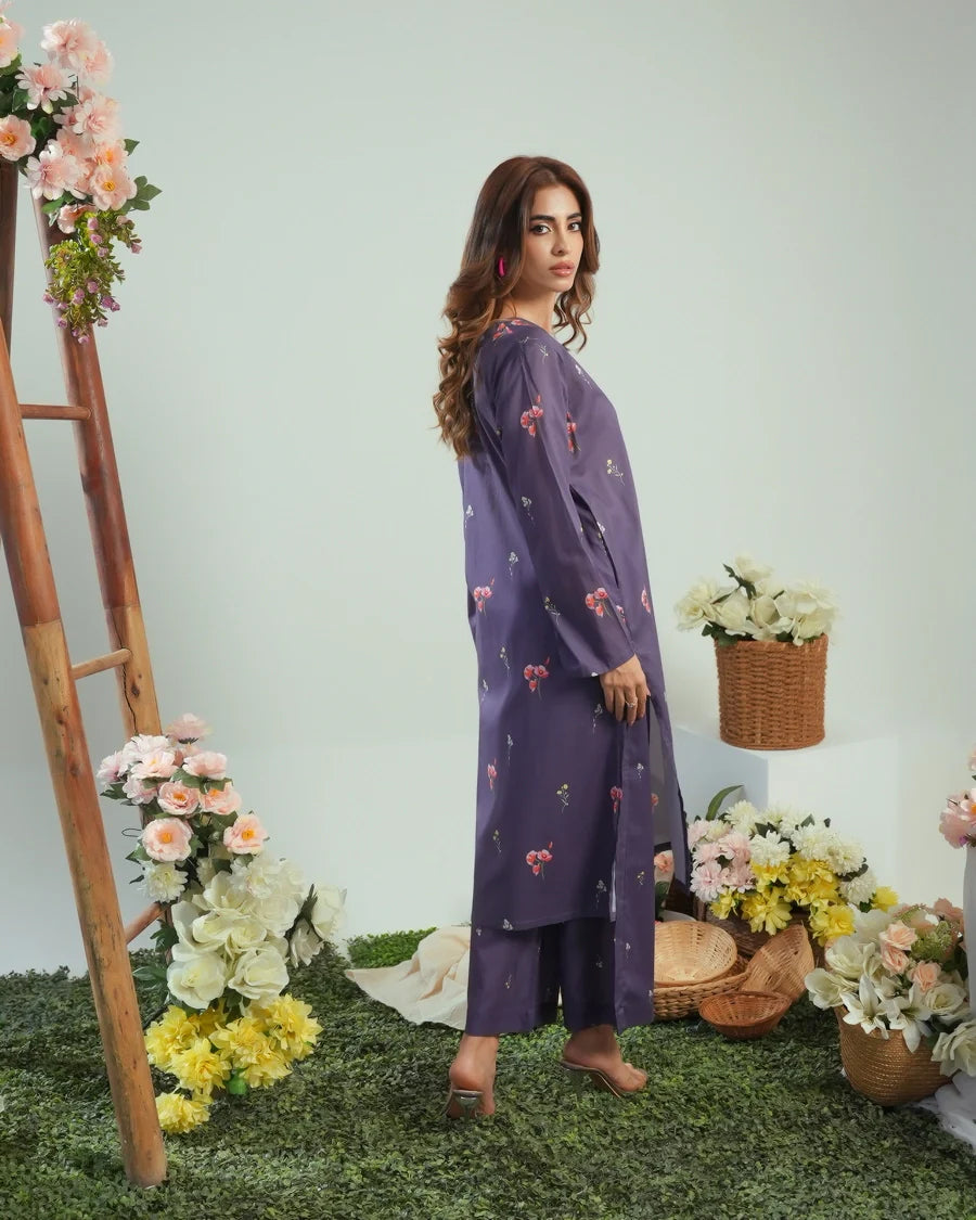 Dhaga Women Pret Printed 2 Piece Lawn Matching Separate FW24DSP0045 - Summer Collection