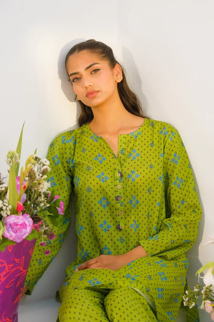 Dhaga Women Pret Printed 2 Piece Lawn Matching Separate FW24DSP009 - Summer Collection