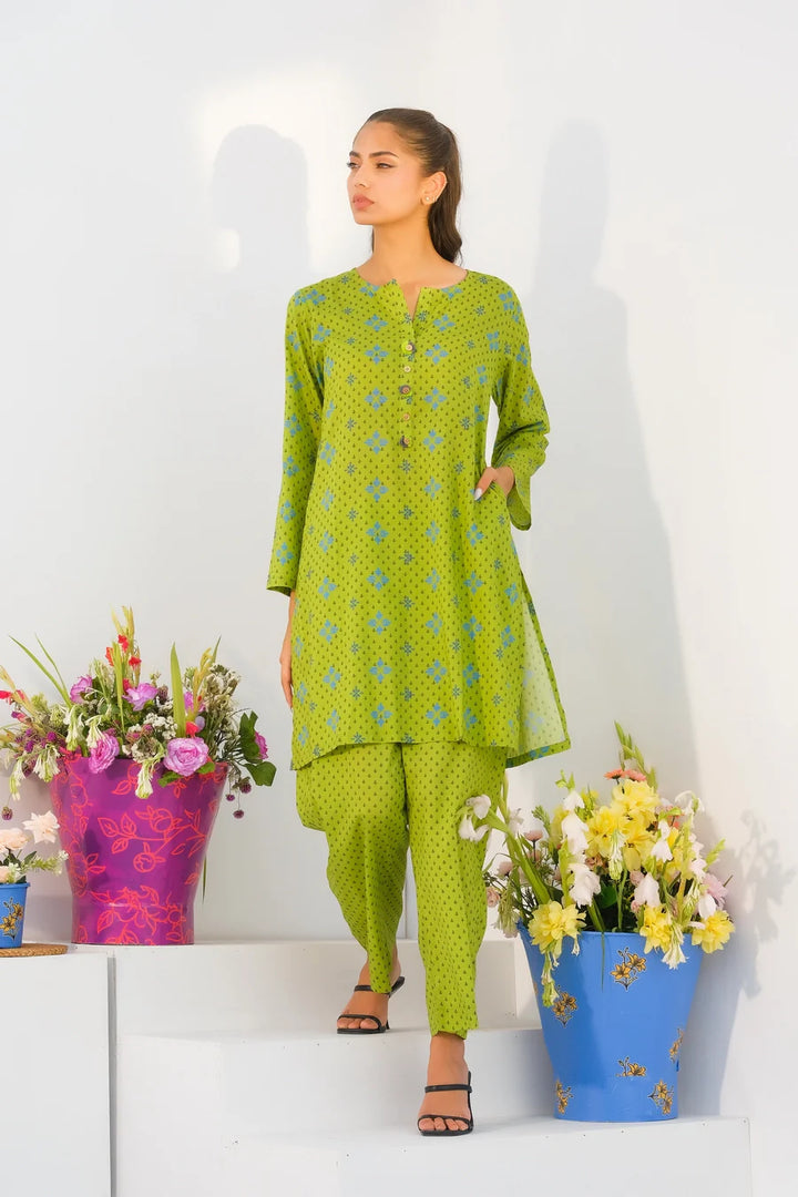 Dhaga Women Pret Printed 2 Piece Lawn Matching Separate FW24DSP009 - Summer Collection