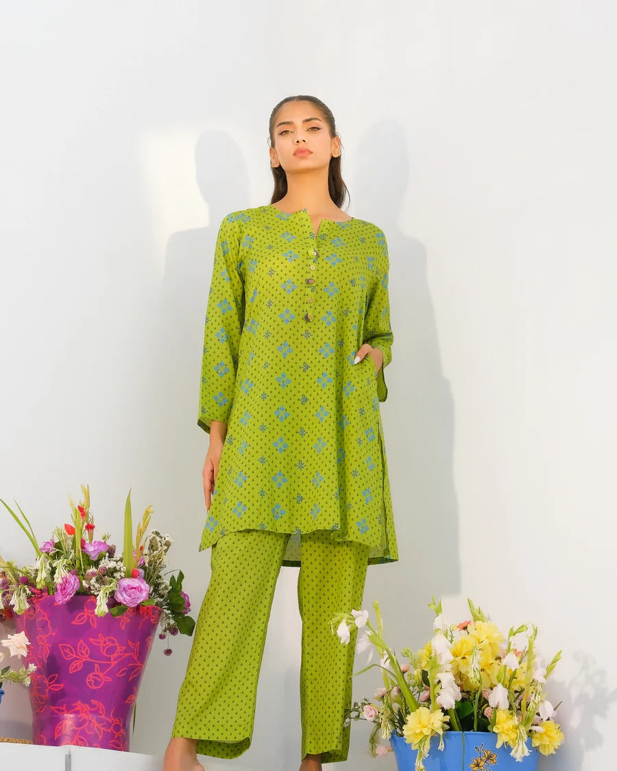 Dhaga Women Pret Printed 2 Piece Lawn Matching Separate FW24DSP009 - Summer Collection