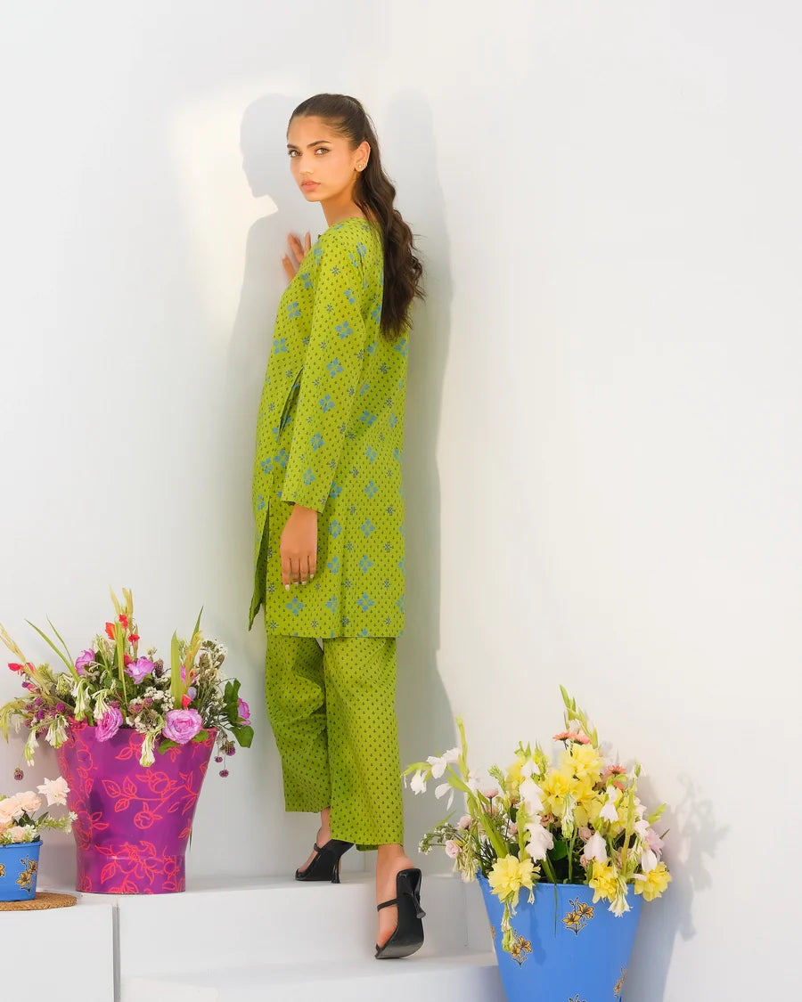 Dhaga Women Pret Printed 2 Piece Lawn Matching Separate FW24DSP009 - Summer Collection