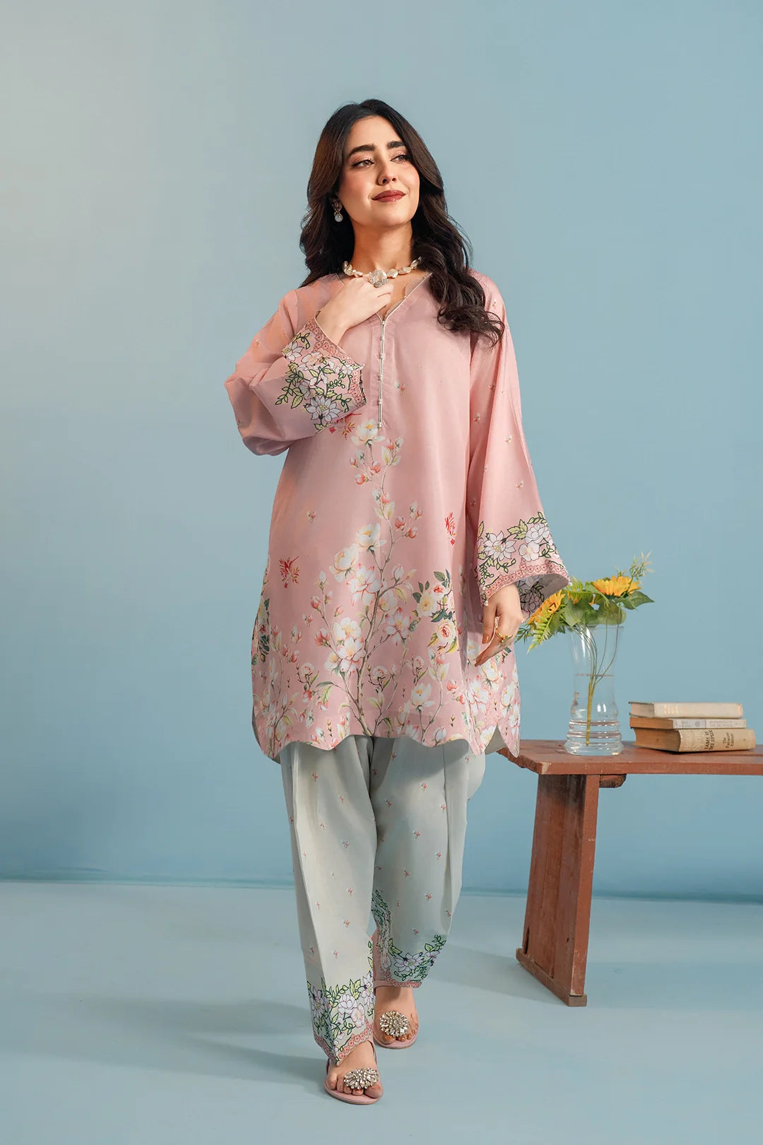 Dear Summer by Panache Women RTW Printed Lawn 2 Piece Suit Bloom Side - Festive Collection