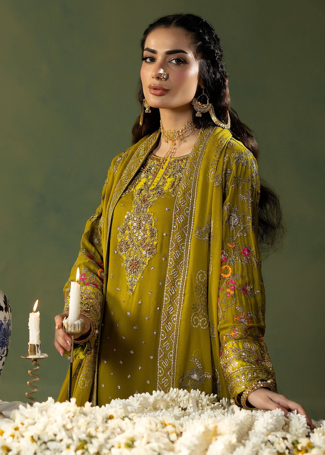 Lumiere Luxury by Meerak Pret Embroidered Chiffon 3 Piece Suit LMR-07 - Festive Collection