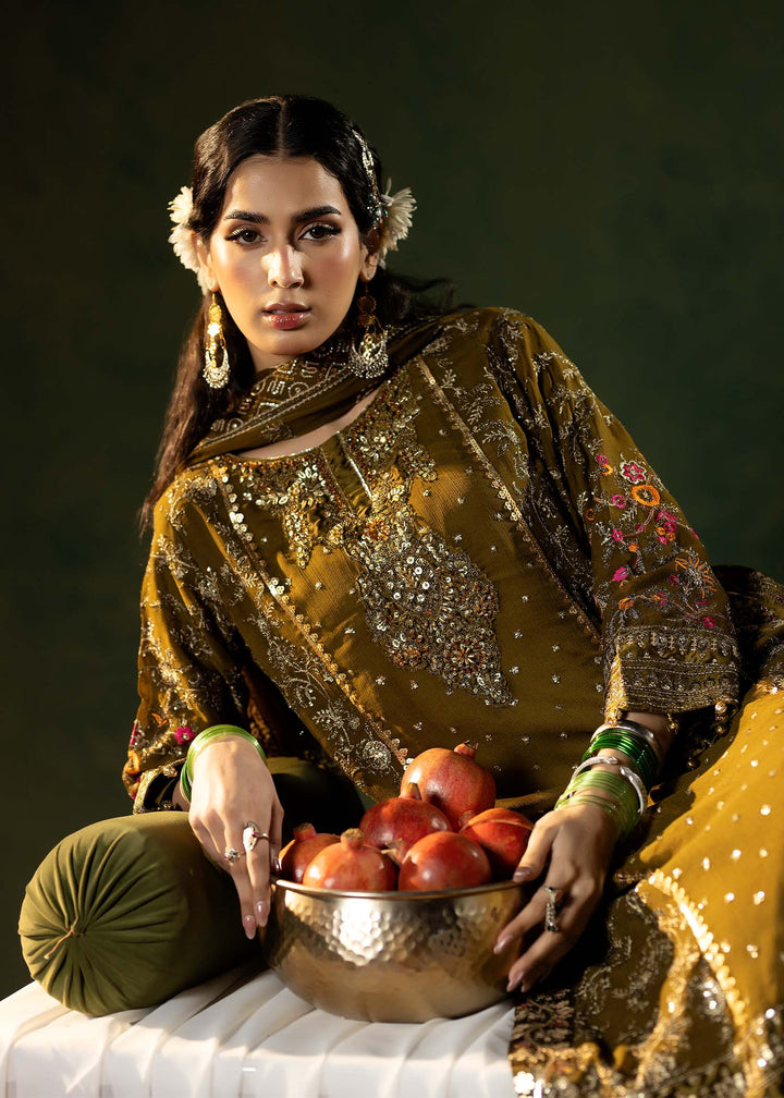 Lumiere Luxury by Meerak Pret Embroidered Chiffon 3 Piece Suit LMR-08 - Festive Collection
