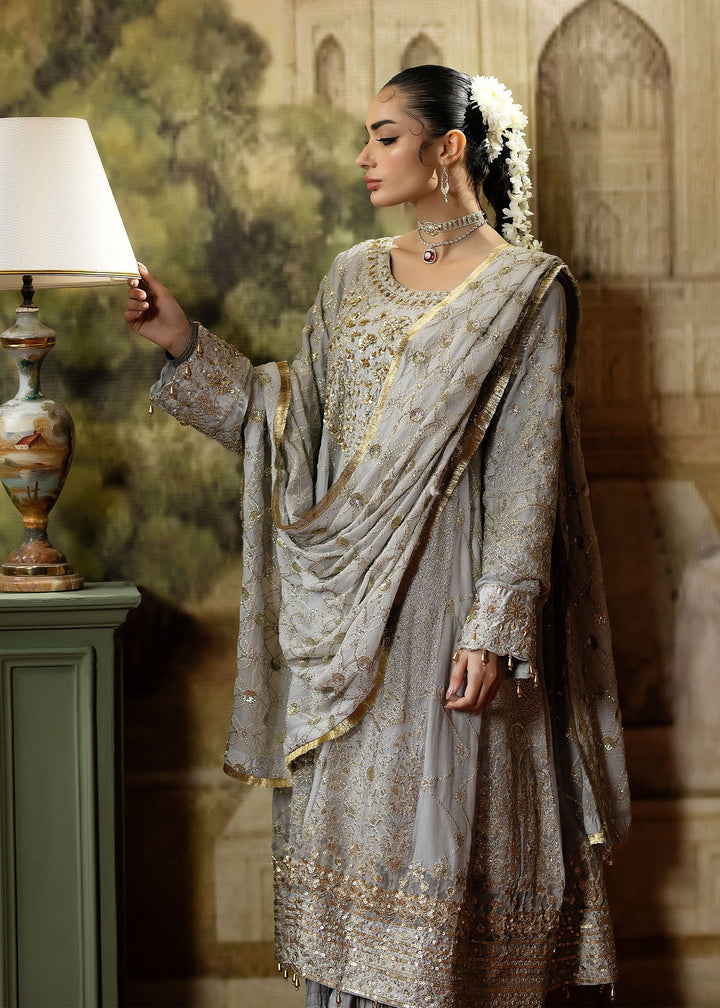 Lumiere Luxury by Meerak Pret Embroidered Chiffon 3 Piece Suit LMR-10 - Festive Collection