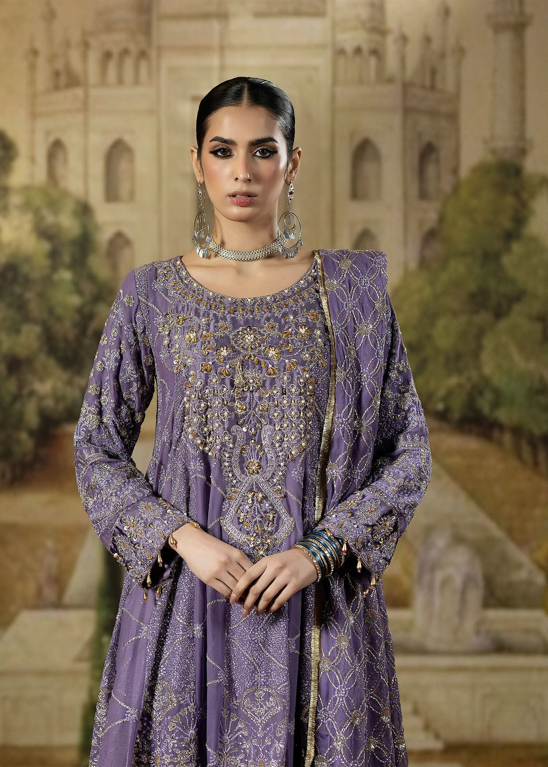 Lumiere Luxury by Meerak Pret Embroidered Chiffon 3 Piece Suit LMR-09 - Festive Collection