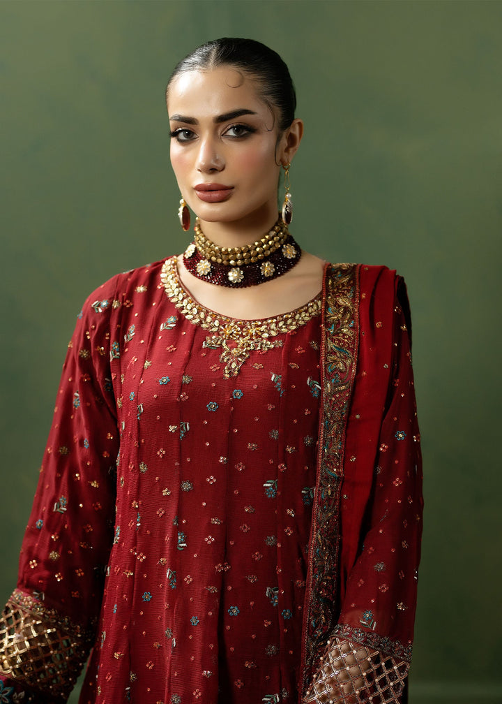 Lumiere Luxury by Meerak Pret Embroidered Chiffon 3 Piece Suit LMR-01 - Festive Collection