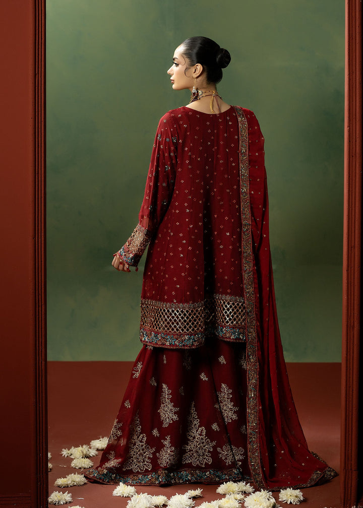 Lumiere Luxury by Meerak Pret Embroidered Chiffon 3 Piece Suit LMR-01 - Festive Collection