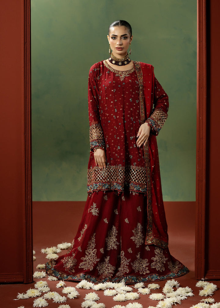 Lumiere Luxury by Meerak Pret Embroidered Chiffon 3 Piece Suit LMR-01 - Festive Collection