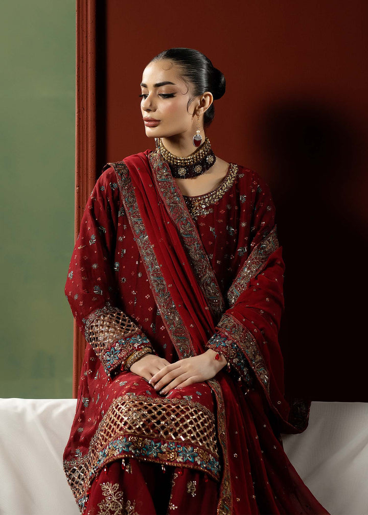 Lumiere Luxury by Meerak Pret Embroidered Chiffon 3 Piece Suit LMR-01 - Festive Collection