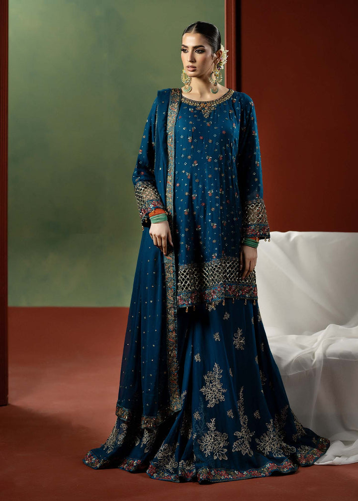Lumiere Luxury by Meerak Pret Embroidered Chiffon 3 Piece Suit LMR-02 - Festive Collection