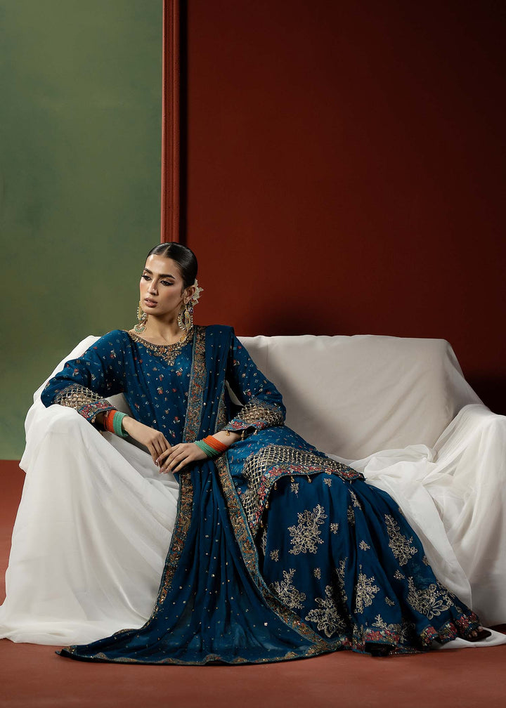 Lumiere Luxury by Meerak Pret Embroidered Chiffon 3 Piece Suit LMR-02 - Festive Collection