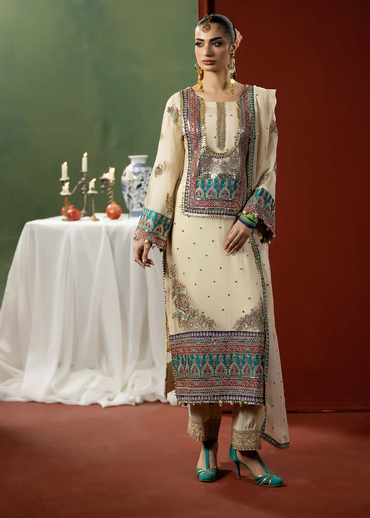 Lumiere Luxury by Meerak Pret Embroidered Chiffon 3 Piece Suit LMR-05 - Festive Collection