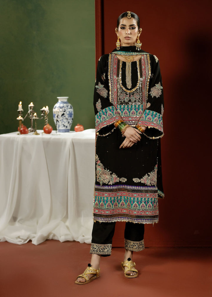 Lumiere Luxury by Meerak Pret Embroidered Chiffon 3 Piece Suit LMR-06 - Festive Collection