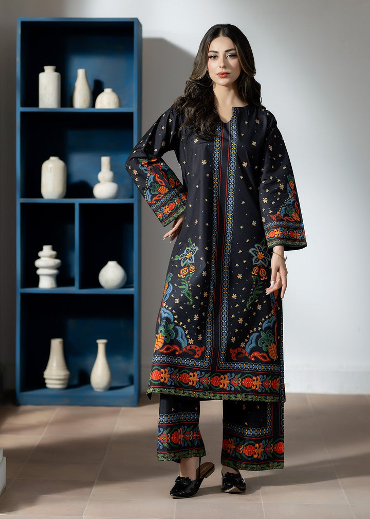 Pretfection by Meerak Printed Silk 2 Piece Suit Co-Ord Sets-03 - Casual Collection