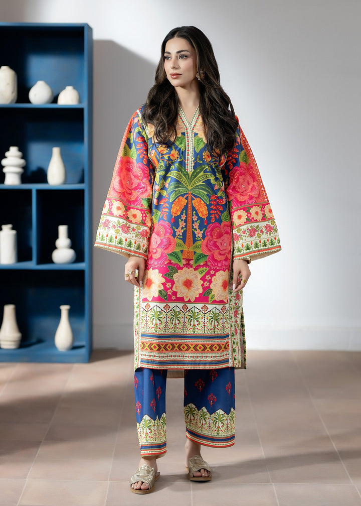 Pretfection by Meerak Printed Silk 2 Piece Suit Co-Ord Sets-08 - Casual Collection